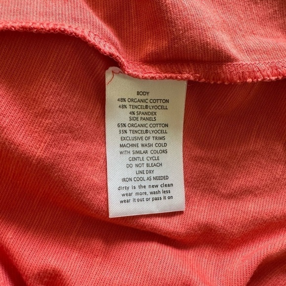 Toad and Co Dress Size S Coral Sleeveless Sundress Bright Happy Cotton Organic - Picture 5 of 8